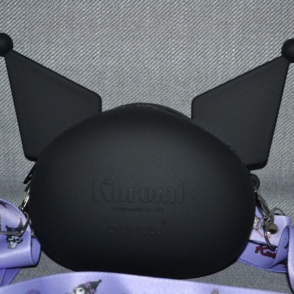 Mini Kuromi Black Crossbody Bag Gift Set Idea Kawaii Mini Notebook Bundle - Picture 5 of 11